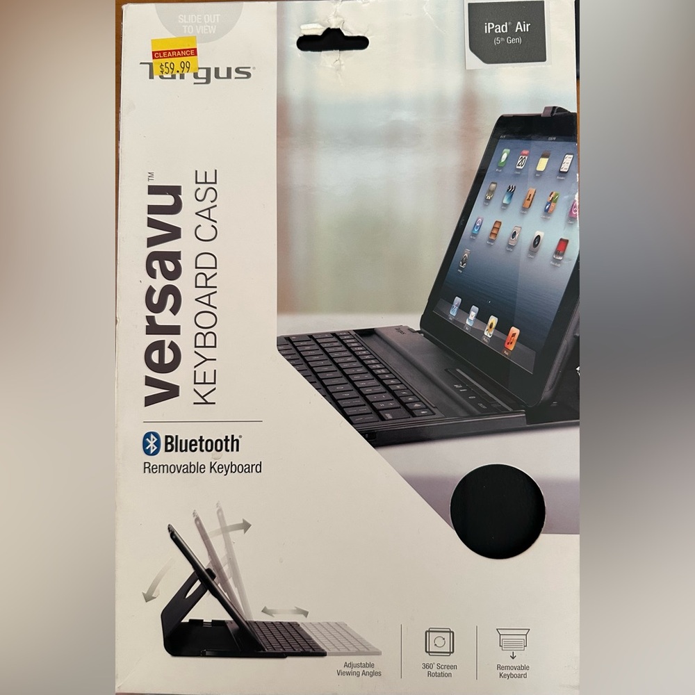 Targus Versavu Black Tablet Keyboard Case